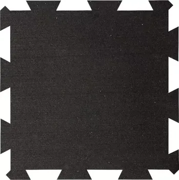 TRUESTEEL Gumová podlaha do fitness 520x520x10 mm, barva: černá