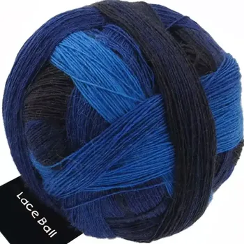 Příze Schoppel Wolle Lace ball 2134 Deine blaue Augen! (Merino příze Lace ball 2134 Deine blaue Augen!)