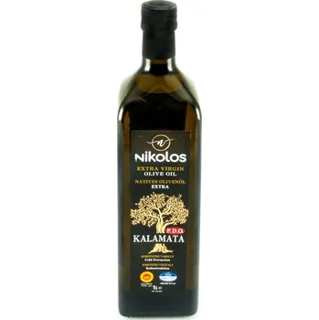 Rostlinný olej Nikolopoulos Estate Nikolos Kalamata Extra panenský olivový olej 0,4 - 0,6% 1l - sklo
