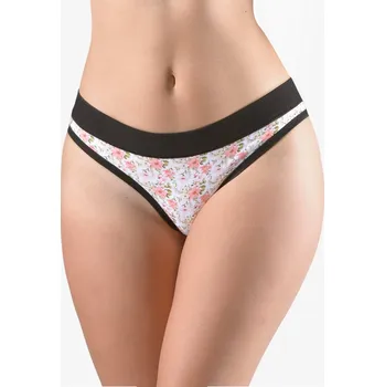 Kalhotky Gina Kalhotky bokové - brazilky kolekce Disco 18 16179P Barva/Velikost: černá, maracuja / M/L