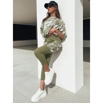 Dámská tepláková souprava DSTREET BIRWEKI KHAKI M