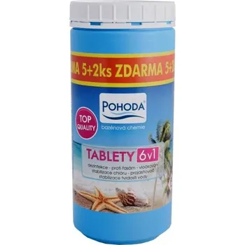 Bazénová chemie POHODA tablety chlorové 6v1 1,4kg 5+2 ZDARMA