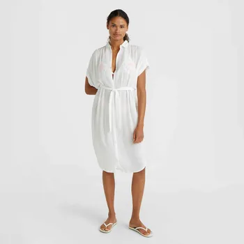 Dámské šaty Dámské Šaty O'NEILL CALI BEACH SHIRT DRESS 1300101-11010 – Bílá M