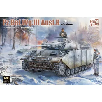 Plastikový model Border Model 1/35 Pz.Bef.Wg.III Ausf.K w/Schürzen