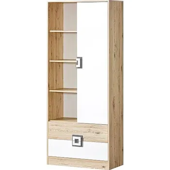 regál Nico - regál 4 - 80 cm - šedá