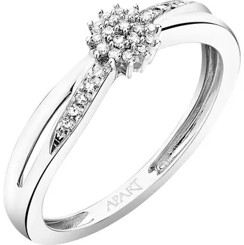 Prsten Prsten z bílého zlata s diamanty - 0,06 ct - ryzost 585 - 160.434