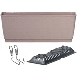 Prosperplast Truhlík s háky RATOLLA PW mocca Velikost: 49,2 cm