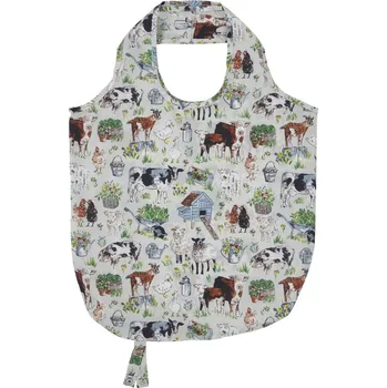 Skládací nákupní taška Portman Farm bílá