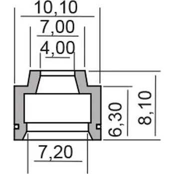 Těsnění pro motocykl RMS Gufero RMS 100669250 valve stem