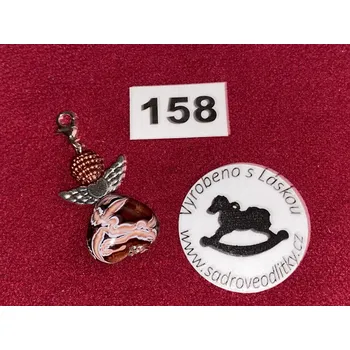 HandMade by VeJa Přívěšek - andílek pro štěstí/radost č.158