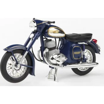 malá motorka Model motocyklu Jawa 350 Panelka Automatic modrý