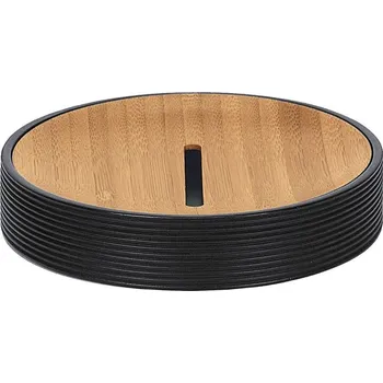 Mýdlenka Kleine Wolke Kyoto miska na mýdlo Stojící černá-dřevo 5079926853