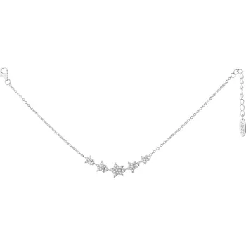 Náramek Stříbrný náramek se zirkony - hvězdy - AP531-9380