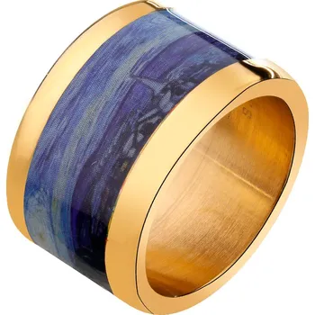 Prsten Prsten z ušlechtilé oceli se smaltem - AR527-6948