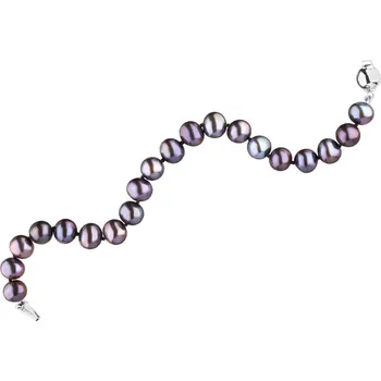 Náramek Stříbrný náramek s perlami - AP120-0359