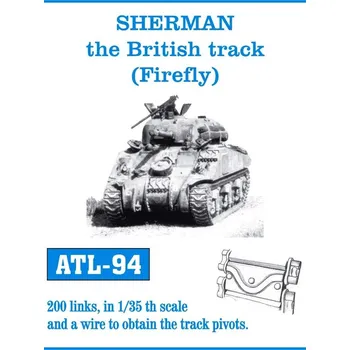 Plastikový model 1/35 ATL-094 SHERMAN the British track (Firefly) - Friul Model