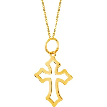 Přívěsek Zlatý přívěsek - kříž - AP533-5878