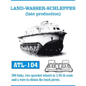 Plastikový model 1/35 ATL-104 LAND WASSER-SCHLEPPER (late production) - Friul Model