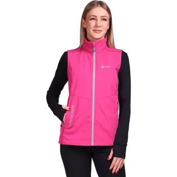 Dámská vesta Dámská softshellová vesta KILPI SOIL-W Růžová - 40