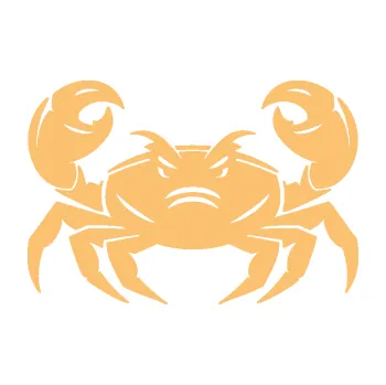 Samolepící dekorace SAMOLEPKA Krab 003 (08 - béžová) NA AUTO, NÁLEPKA, FÓLIE, POLEP, TUNING, VLASTNÍ TEXT, TISK, AUTOSAMOLEPKY.cz, POLEPY, OBRÁZEK, LOGO, SAMOLEPKY