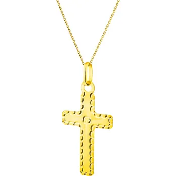 Přívěsek Zlatý přívěsek - kříž - AP533-6797