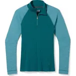 Smartwool W Classic Thermal Merino BL 1/4 Zip B Lady, emerald green - dámské spodní triko S + Doprava zdarma