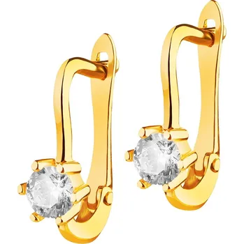 Náušnice Zlaté náušnice se zirkony - K-912.02