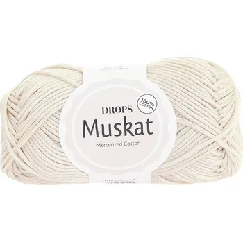 Příze Příze DROPS Muskat 08 - smetanová