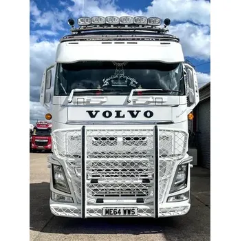 Plexi ofuk oken Sluneční clona Volvo FH4/FH5 43 cm hluboká pro vozy bez Forward collision senzor