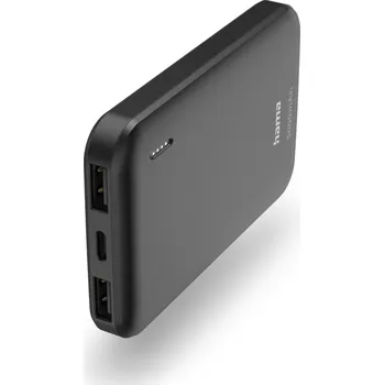 Powerbanka Hama Pocket 5, powerbanka 5000 mAh, 2,1 A, výstup: 2x USB-A 201707