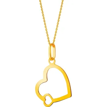 Přívěsek Zlatý přívěsek - srdce - AP533-6263