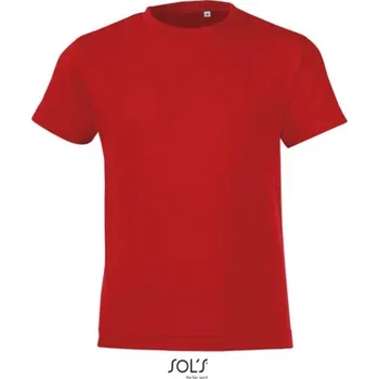 Dívčí tričko Regent FIT dětské tričko s krátkým rukávem červená 3XL
