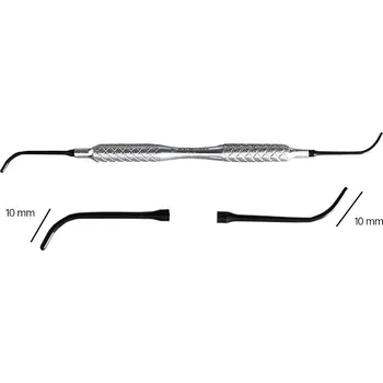 Modelovací hmota Modelovací nástroj stříbrný tvar č. 9