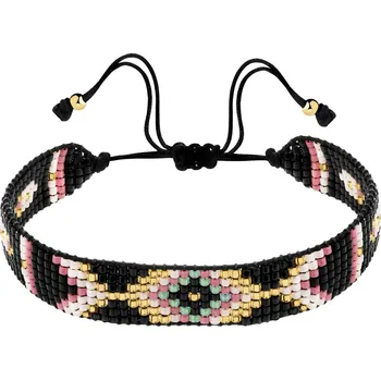 Náramek Náramek s prvky ze žlutého zlata a korálky - AP538-1900