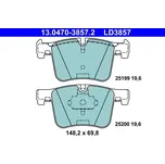 ATE Sada brzdových destiček ATE Ceramic AT LD3857
