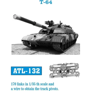 Plastikový model 1/35 ATL-132 T-64 - Friul Model