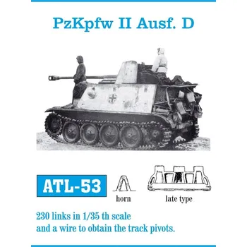 Plastikový model 1/35 ATL-053 PzKpfw II Ausf. D - Friul Model