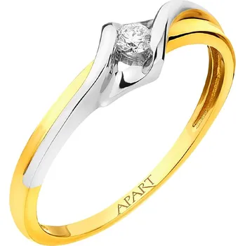 Prsten Prsten ze žlutého zlata s briliantem - 0,05 ct - ryzost 585 - 167.137