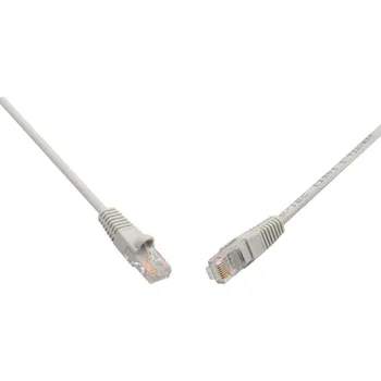 Síťový kabel Solarix Solarix Patch kabel CAT6 UTP PVC 10m šedý snag-proof C6-114GY-10MB
