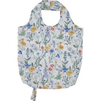 Nákupní taška Skládací nákupní taška Cottage Garden krémová, zelená