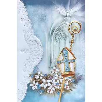 Přání ke svátosti biřmování (modré)