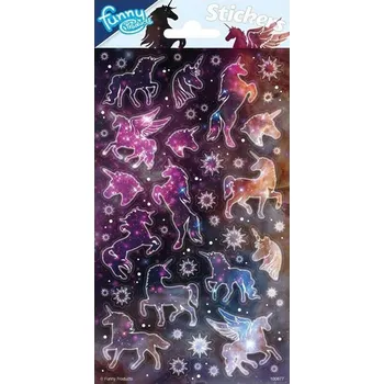 samolepka Samolepky - Jednorožci - noční obloha