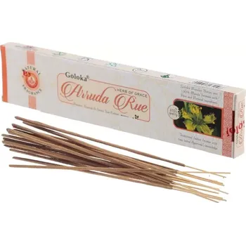 Vonná tyčinka Vonné tyčinky Goloka Arruda Rue (Bylina Kouzla...Vůně je výrazná květinová, sladká s ovocnými nádechy.)