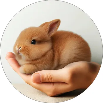 Jedlá dekorace na dort Jedlý papír králík