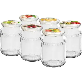 Sklenice SKLENICE TWIST NA ZAVAŘ. 720ML S VÍČKEM