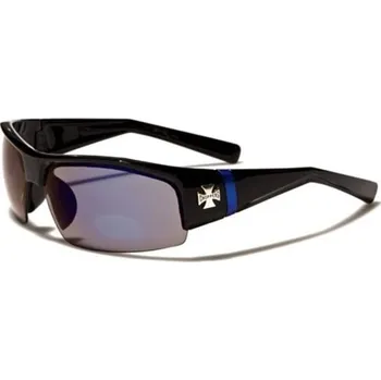 Sluneční brýle CHOPPERS SEMI-RIMLESS zrcadlové sluneční brýle Modré Choppers CP6632s2