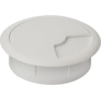 kabelová chránička Walteco Kabelová průchodka, průměr 60mm, plast, bílá Množství: 10 ks