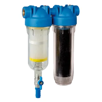 Zařízení na úpravu vody Steno HYDRA RAINMASTER DUO RSH 1" + LA set obsahuje dvě kartuše