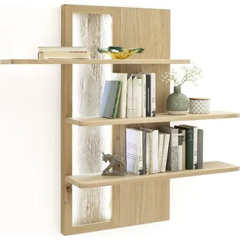 Komoda Police SANTORI II (Dub Bianco), Bez LED osvětlení