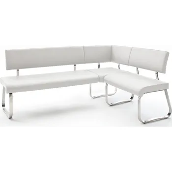 Rohová jídelní lavice ARCO I (Bílá)